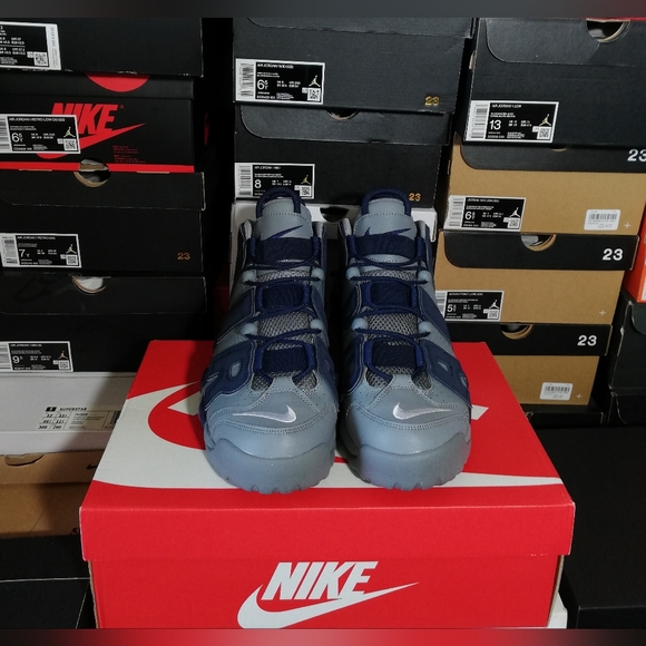 NIKE AIR MORE UPTEMPO '96 MIDNIGHT NAVY MEN'S SZ11 BRAND NEW IN BOX - Picture 9 of 10
